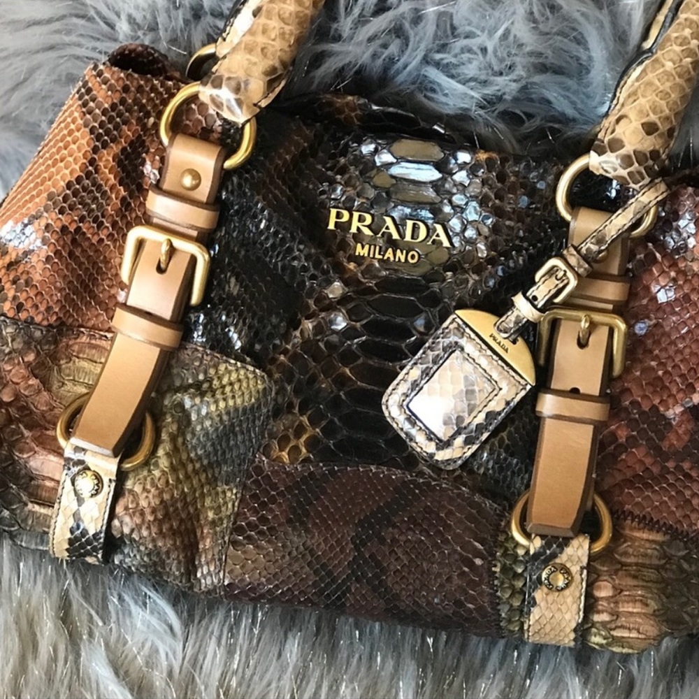 Rare Prada Python Pitone Tote - image 2